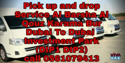 Pick up Drop Service Karama Bur Dubai Al Barsha Al Quoz diera To Dip 
