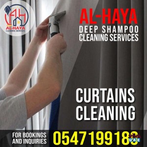 Curtains Deep Cleaning and Stain Removing 0547199189