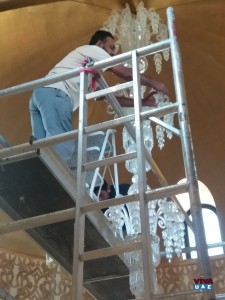 Chandelier Cleaning, Electrification, Maintenance 052-1190882