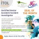 Enroll in iTOL Certified Senior Accident/Incident Investigator online course at Low Price 