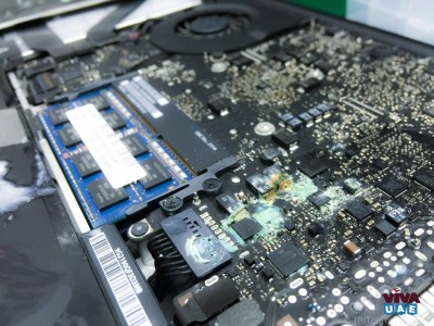Macbook Liquid Damage Repair Dubai.