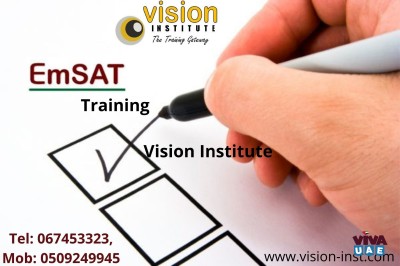 EmSAT Training at Vision Institute. Call 0509249945