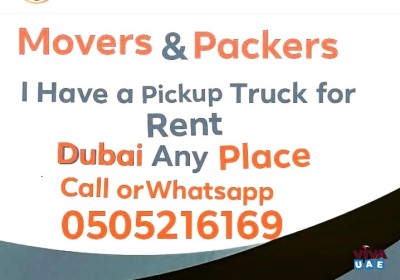 Movers and Packers in Dubai any place 