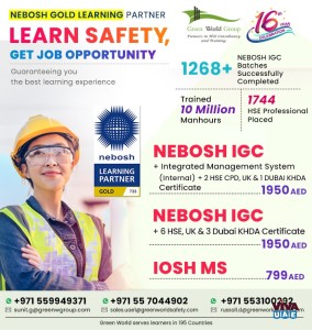 Learn Safety Courses from GWG’s Super-duper Offer, Get Job Opportunities