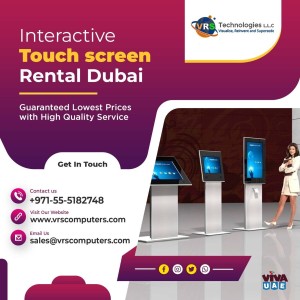 Touchscreen Kiosk Rentals for Events in UAE