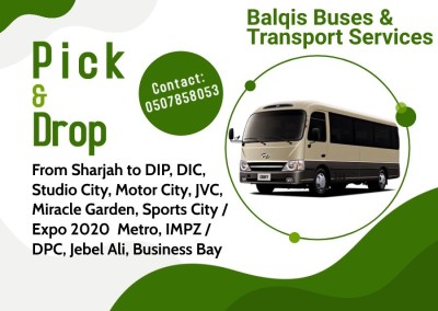 Sharjah to DIP - Balqis Transport  050-7858053