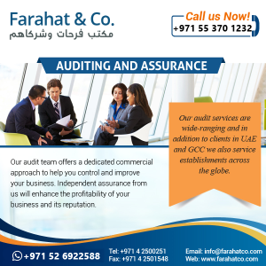 Your Reliable Auditing & Accounting Firm in UAE - Contact +971 4 2500251
