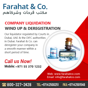 Company liquidation in Dubai - 35+ Years’ Experience