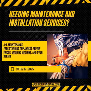 Quick technisians repair and maintenance services