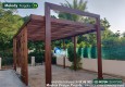 Wooden pergola in Abu Dhabi | Wooden Pergola Mangrove Village Abu Dhabi