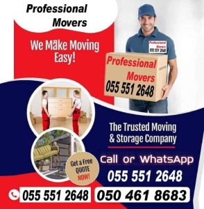 PROFESSIONAL HOUSE FURNITURE MOVERS 055 55 12 648 PACKERS 
