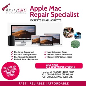 Apple brands repair center Dubai