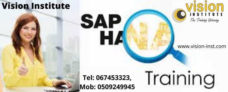 SAP HANA Courses at Vision Institute. Call 0509249945