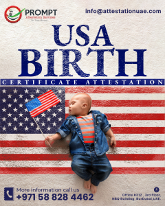 USA Birth Certificate Attestation in Dubai