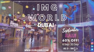 Get the experience of the Adventurous Tour of IMG World of Adventure with an amazing discount of 60% off