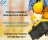 Building Maintenance License 