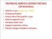 Active Technical Services License For Sale