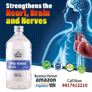 Arq-E-Khas strengthens the heart, brain, and nerves, and improves liver function