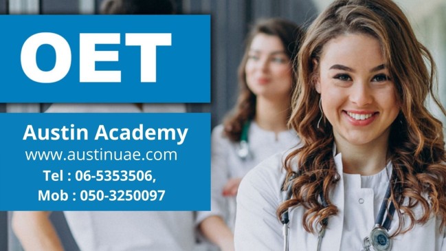 OET Classes in Sharjah with an Expert Trainer Call 0503250097