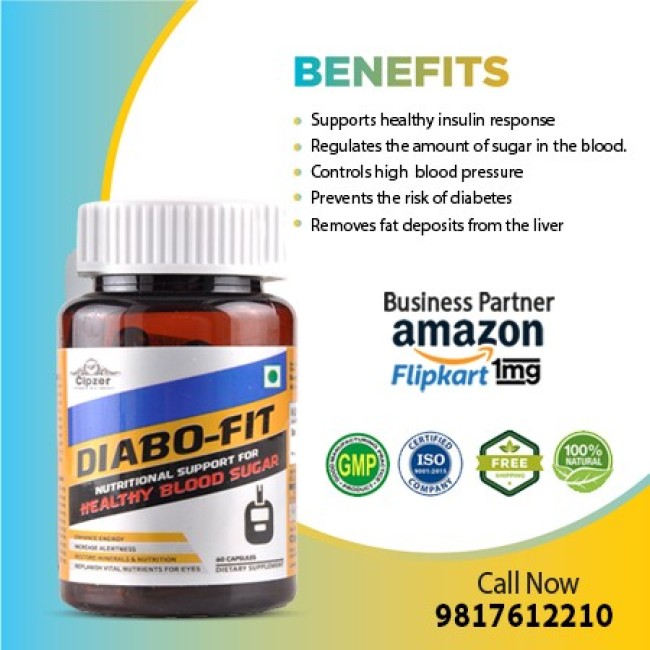 Diabofit Capsule prevents the risk of diabetes and removes fat deposits from the liver