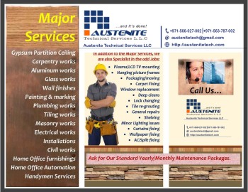 Home Maintenance Services in Palm Jumeirah 0563787002