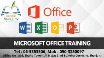 MS Office Classes in Sharjah with an Amazing Discount Call 0503250097