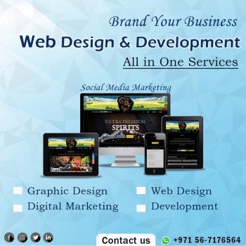 Website Design & Development Graphic Design Digital Marketing Social Media Marketing All in One