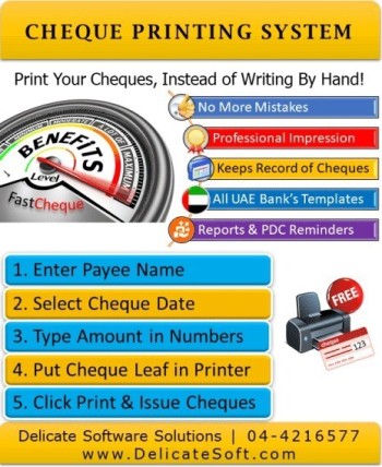 BEST CHEQUE PRINTING SOFTWARE IN UAE