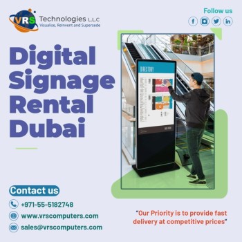 Digital Signage Kiosk Rentals for Events in UAE