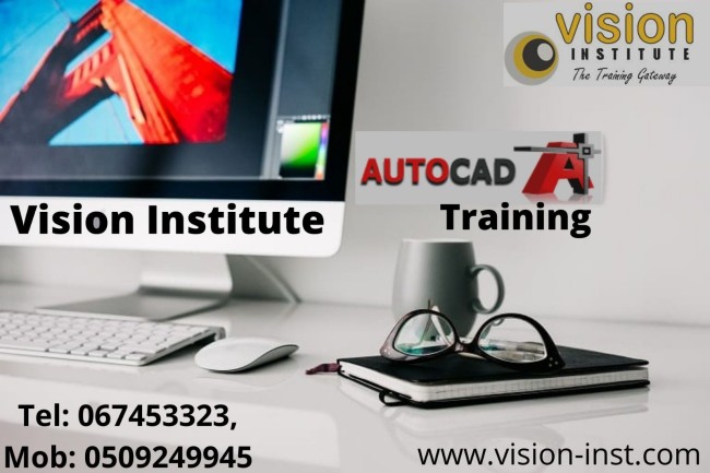 AutoCAD Training at Vision Institute. Call 0509249945