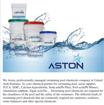 Aston chemicals one of the water treatment chemicals company in UAE