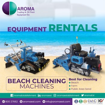 beach sand cleaning machine Abu Dhabi