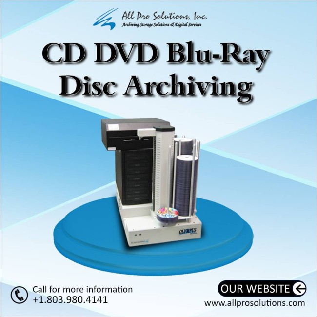 Automated CD DVD Blu-Ray Disc Archiving System with 4 and 7 Drive Range