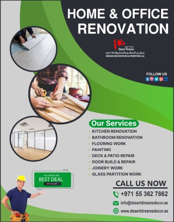 Villa and Offices Renovation Works Uae.