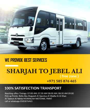 Sharjah to Jabel Ali car lift