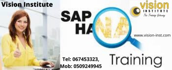 SAP HANA Training at Vision Institute. Call 0509249945