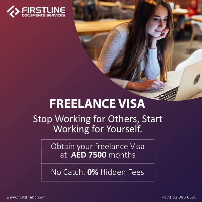 Best Freelance Visa Services in UAE by Firstline Document Services Dubai