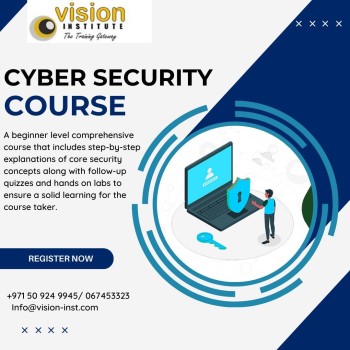 Cyber Security Classes at Vision Institue. Call 0509249945