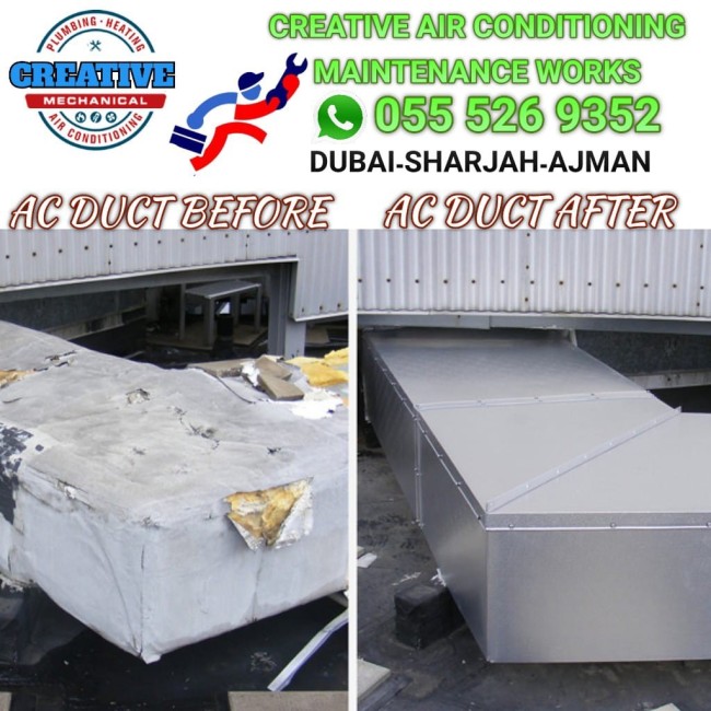 duct fabrication and hanging in ajman 055-5269352