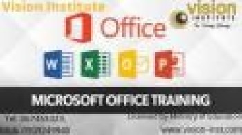 MS OFFICE Training At vision Institute 0509249945