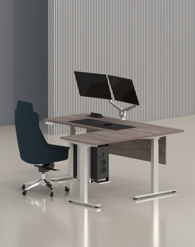 Ergo L-Shaped Ergonomic Desk | Featuring and Modern Design for your office