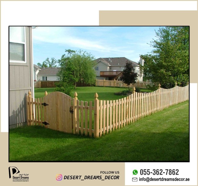 Garden Fence Uae | Wooden Fence | Low Maintenance Fences.