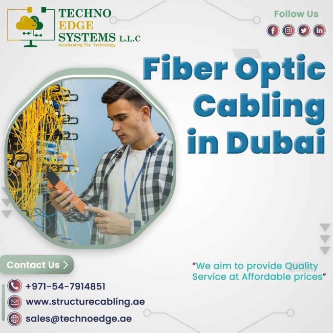 Techno Edge Systems offers professional Fiber Optic Cable Installation in Dubai