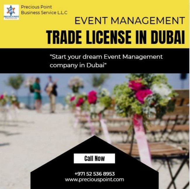 Event Organizers Trade License Registration in Dubai, UAE