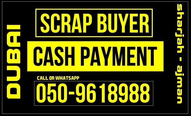 Scrap Buyer Residential Commercial Industrial and Free Zone Area Dubai UAE