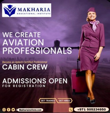 CABIN CREW COURSE IN SHARJAH /AJMAN CALL - 0568723609