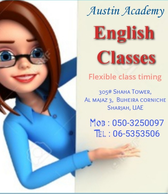 Spoken English Classes in Sharjah with Best Offer Call 0503250097