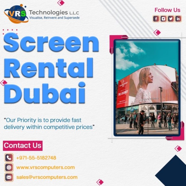 High Quality LED Screen Rental Services in UAE
