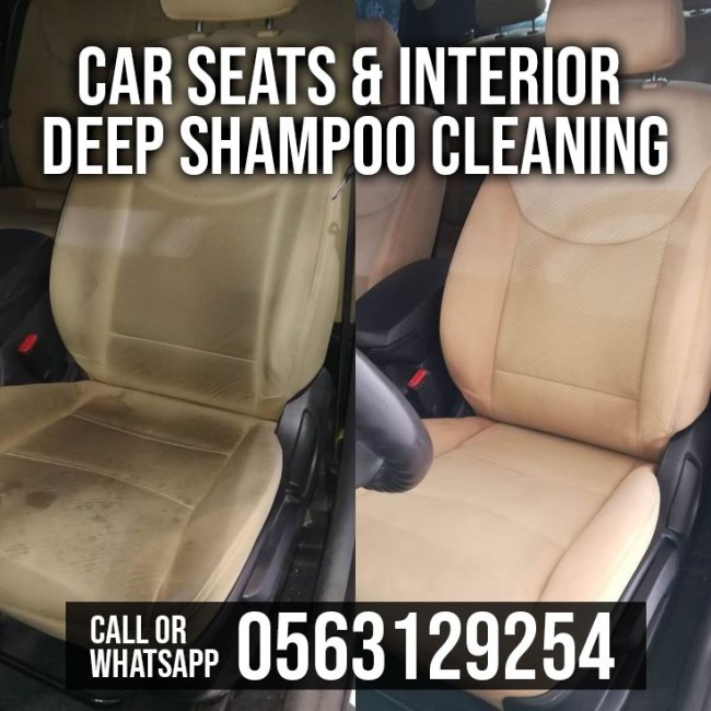 Car seats  cleaning services  Sharjah 0563129254