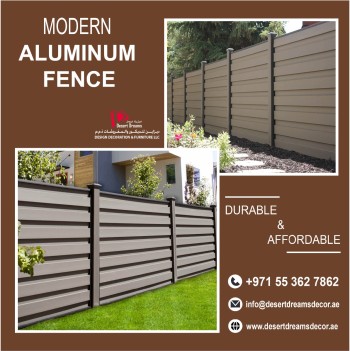 Supply and Fixing Aluminum Fence and Gates in Uae.